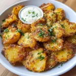 Photo of featured for Crispy Parmesan Smashed Potatoes That Will Change Your Side Dish Game