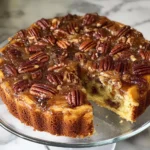 Photo of featured for Delightfully Decadent Pecan Upside Down Cake: A Sweet Twist on a Classic Treat