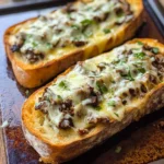 Photo of featured for Philly Cheesesteak Cheesy Bread: A Delicious Twist on a Classic Favorite