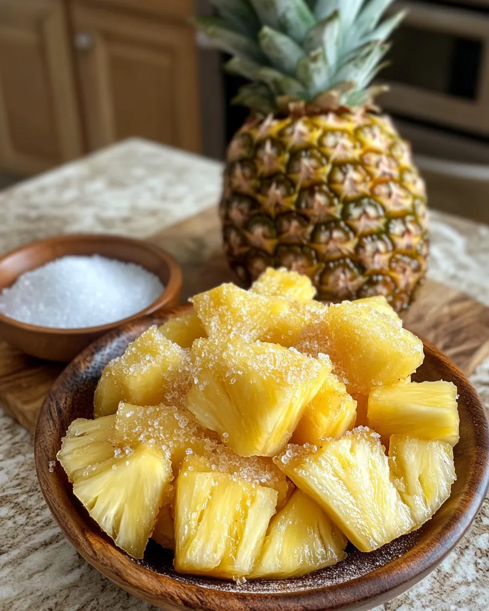 Ingredients for Sweet and Spicy Delight: Dive into the World of Pineapple Cowboy Candy