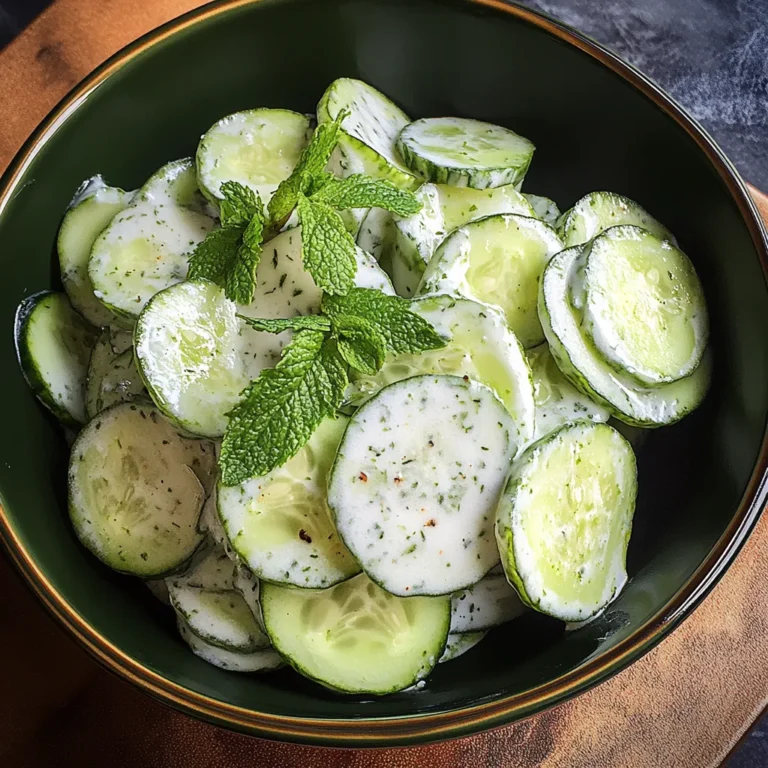 Photo of featured for Refreshing Polish Cucumber Salad: A Crunchy Delight for Every Table