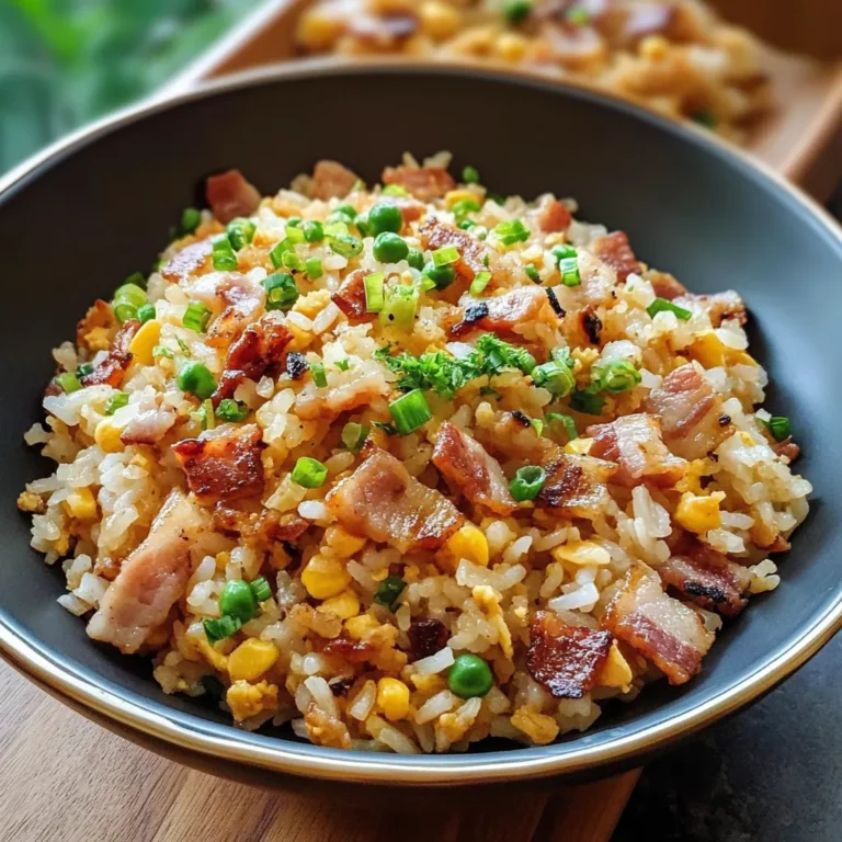 Photo of featured for Sizzle and Savor: Quick and Flavorful Bacon Fried Rice Delight