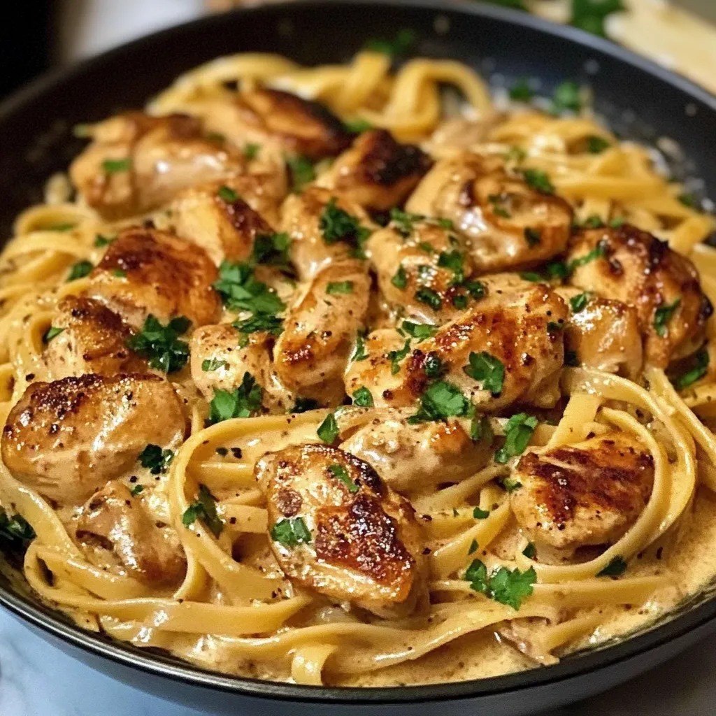 Photo of featured for Saddle Up for Flavor: Quick Cowboy Butter Chicken Linguine Delight