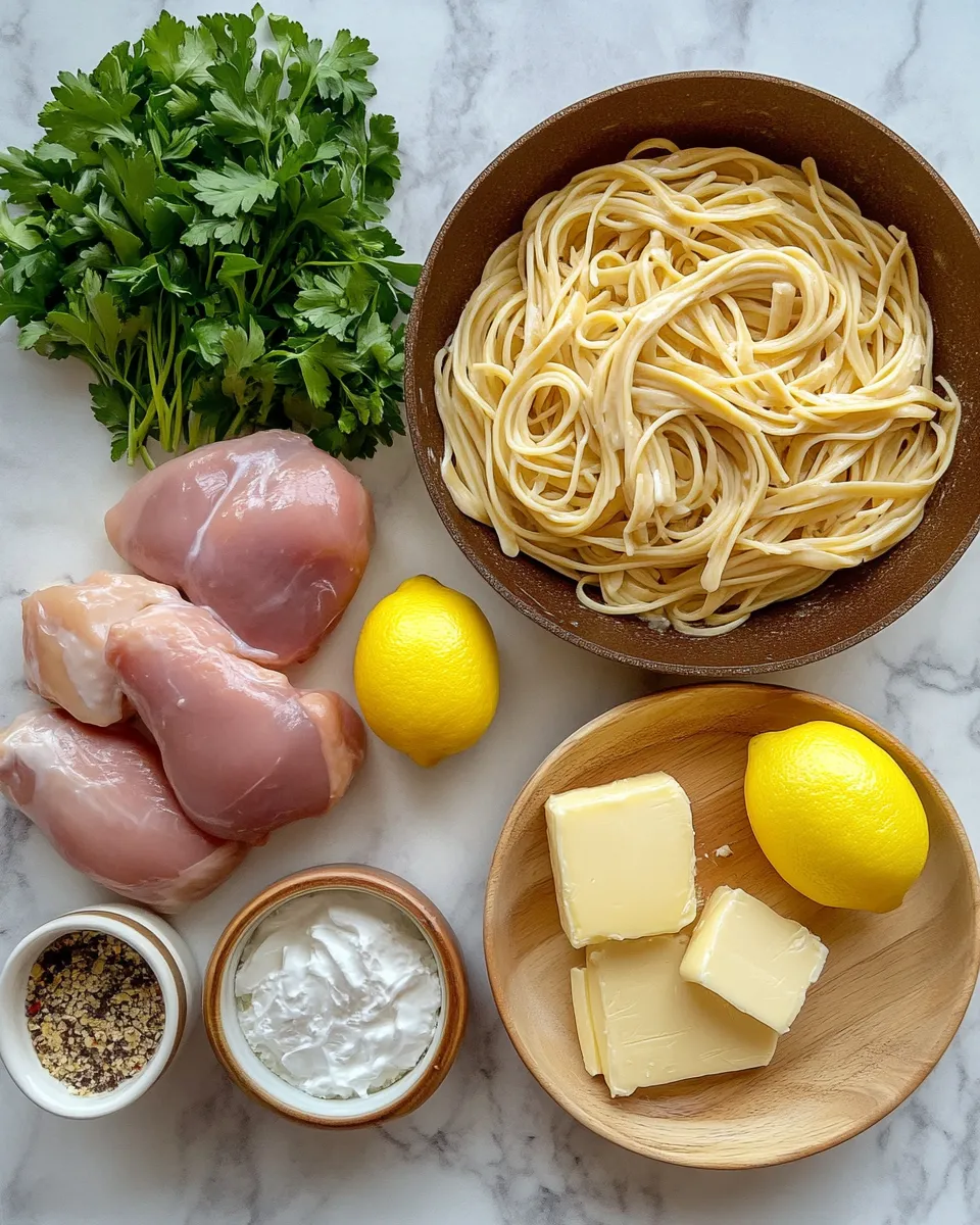 Ingredients for Saddle Up for Flavor: Quick Cowboy Butter Chicken Linguine Delight