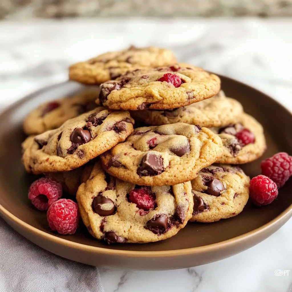 Photo of featured for Decadent Delight: Indulge in Raspberry Chocolate Chip Cookies