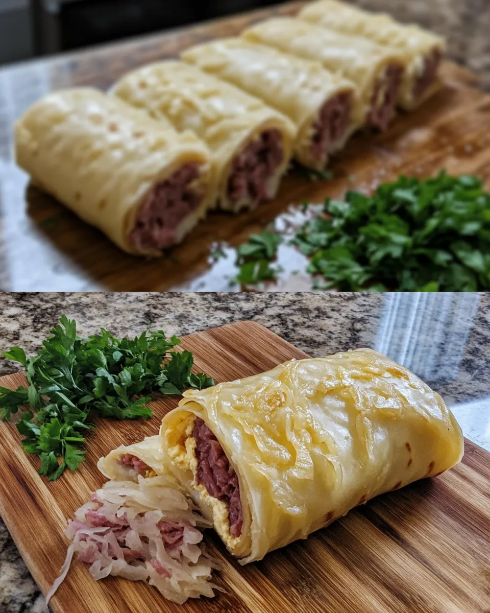 Ingredients for Deliciously Deconstructed: Irresistible Reuben Roll Ups You Can't Resist