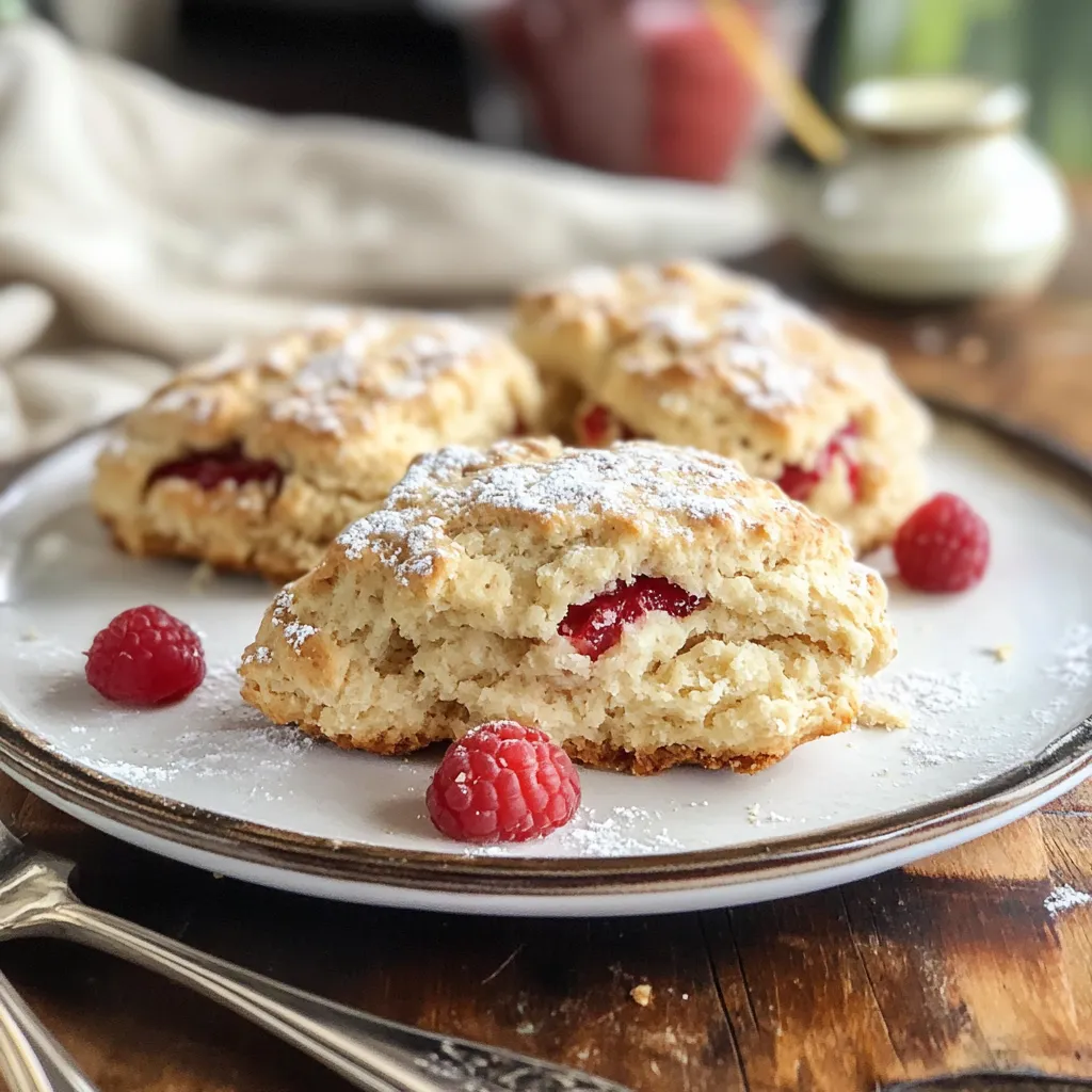 Photo of featured for Deliciously Tart Rhubarb Scones to Brighten Your Breakfast