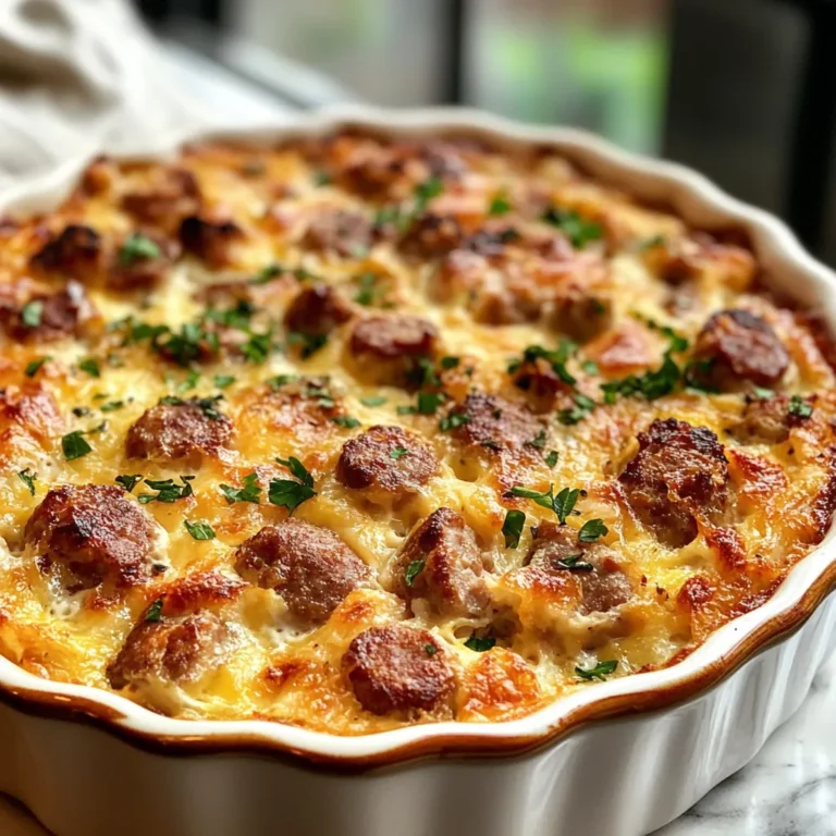 Photo of featured for Savor the Flavor: Irresistible Sausage and Egg Casserole Delight