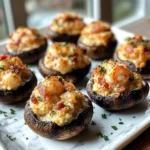 Photo of featured for Decadent Delights: Shrimp and Crab Bacon-Stuffed Mushrooms That Wow
