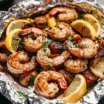 Photo of featured for Sizzling Shrimp and Sausage Foil Packs: Dinner in a Snap