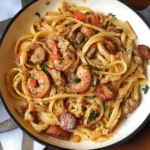 Photo of featured for Savor the Flavor: Irresistible Shrimp and Sausage Pasta Delight