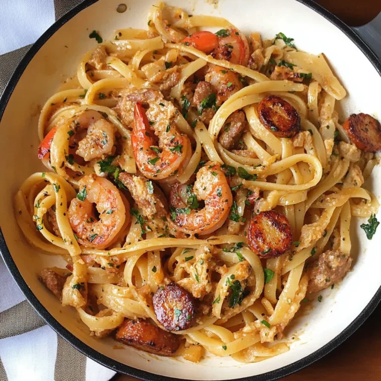 Photo of featured for Savor the Flavor: Irresistible Shrimp and Sausage Pasta Delight