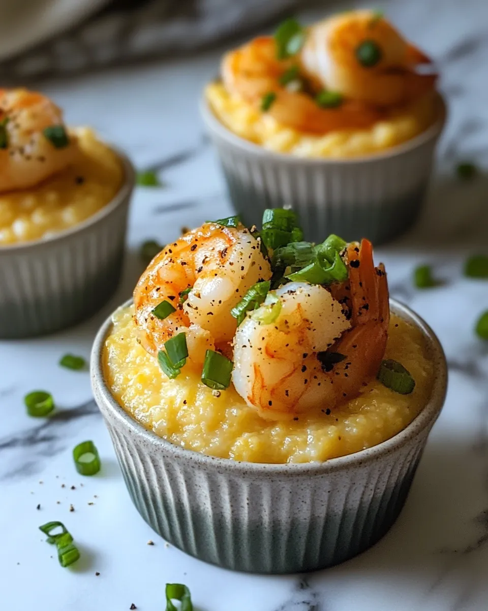 Ingredients for Savory Shrimp and Scallion Grit Cups: A Southern Delight in Every Bite