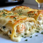 Photo of featured for Dive into Decadence: Shrimp & Crab Alfredo Lasagna Roll-Ups You’ll Crave