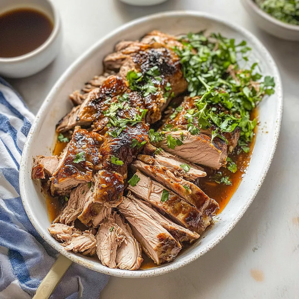 Photo of featured for Savory Simplicity: Transform Your Dinner with Slow Cooker Balsamic Pork Roast