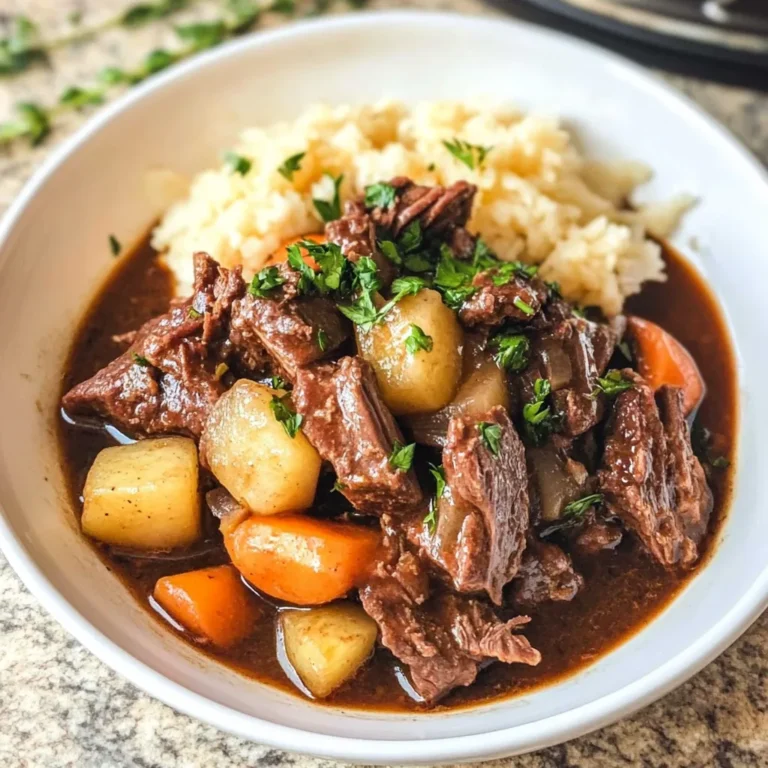 Photo of featured for Savory Slow Cooker Beef Manhattan: A Comforting Delight for Your Dinner Table