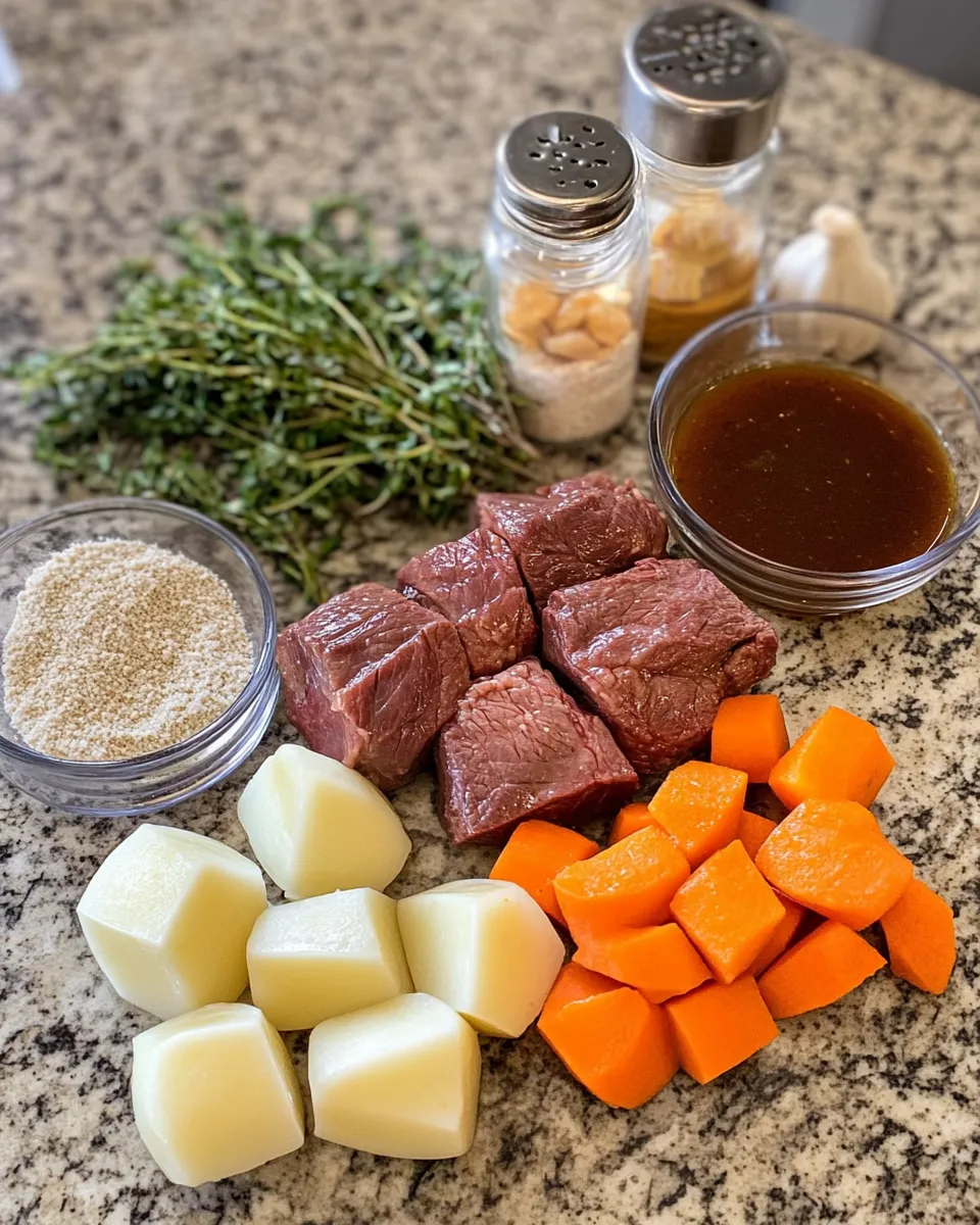 Ingredients for Savory Slow Cooker Beef Manhattan: A Comforting Delight for Your Dinner Table