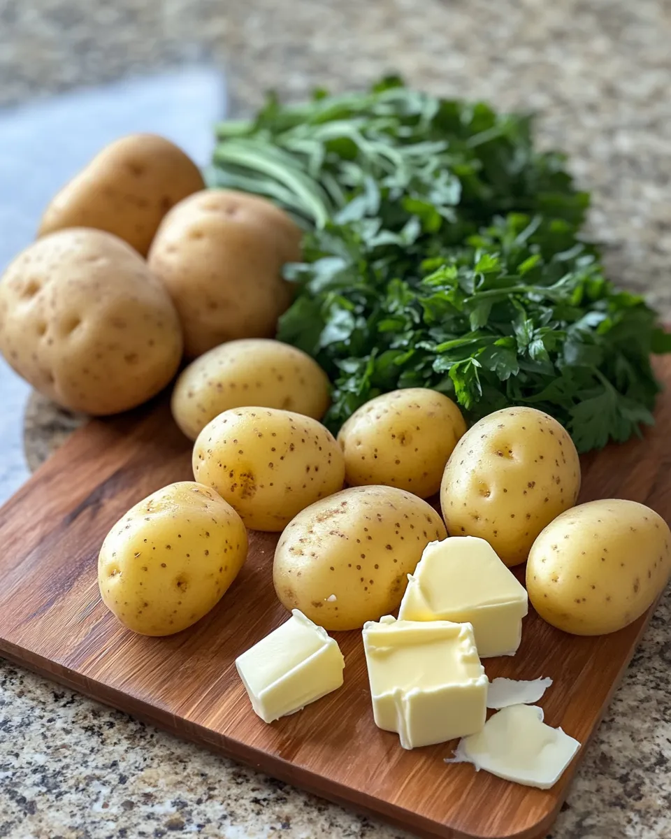 Ingredients for Savory Slow Cooker Lipton Onion Potatoes: A Flavorful Side Dish Made Easy