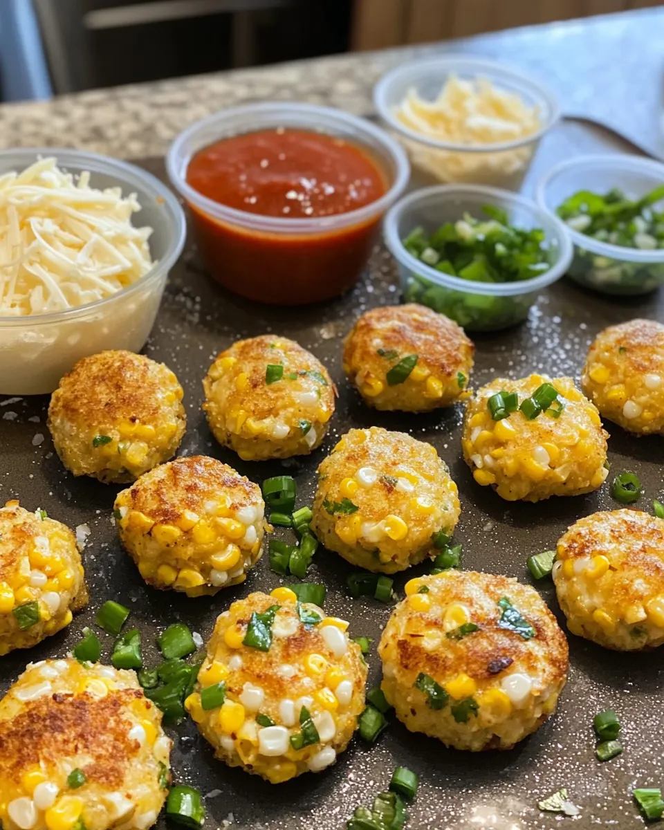 Ingredients for Fiery Flavor Fiesta: Irresistible Spicy Mexican Corn Bites