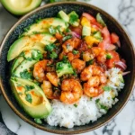 Photo of featured for Savor the Heat: Spicy Shrimp and Avocado Rice Bowl Delight