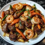 Photo of featured for Sizzle and Savory: The Ultimate Steak and Shrimp Stir-Fry Delight
