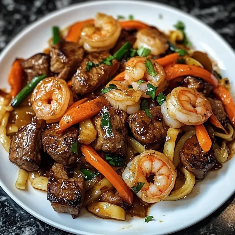 Photo of featured for Sizzle and Savory: The Ultimate Steak and Shrimp Stir-Fry Delight