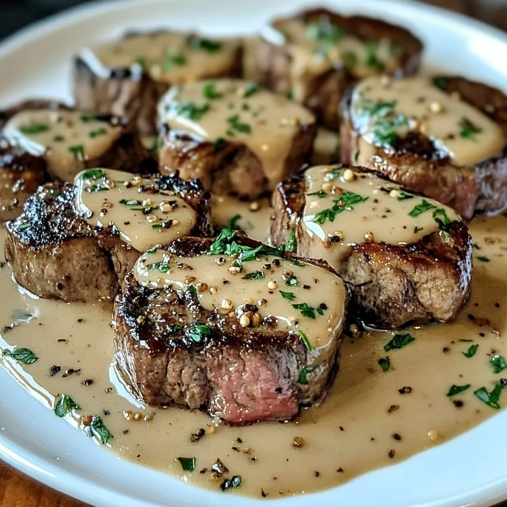 Photo of featured for Savor the Spook: Steak with Haunted Bourbon Garlic Cream Sauce