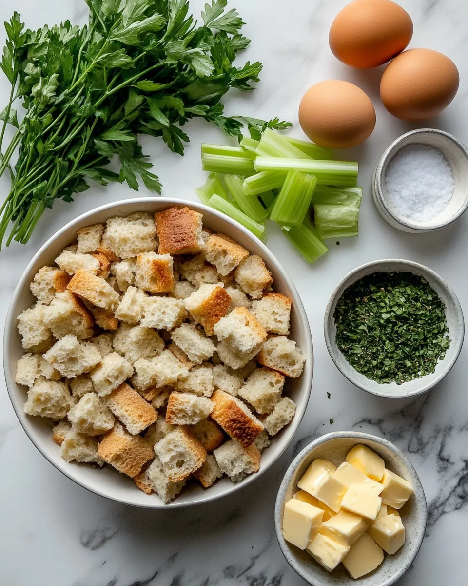 Ingredients for Irresistible Stuffing Balls Recipe That Will Elevate Your Holiday Feast
