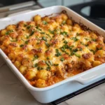 Photo of featured for Ultimate Comfort Food Tater Tot Casserole to Satisfy Your Cravings