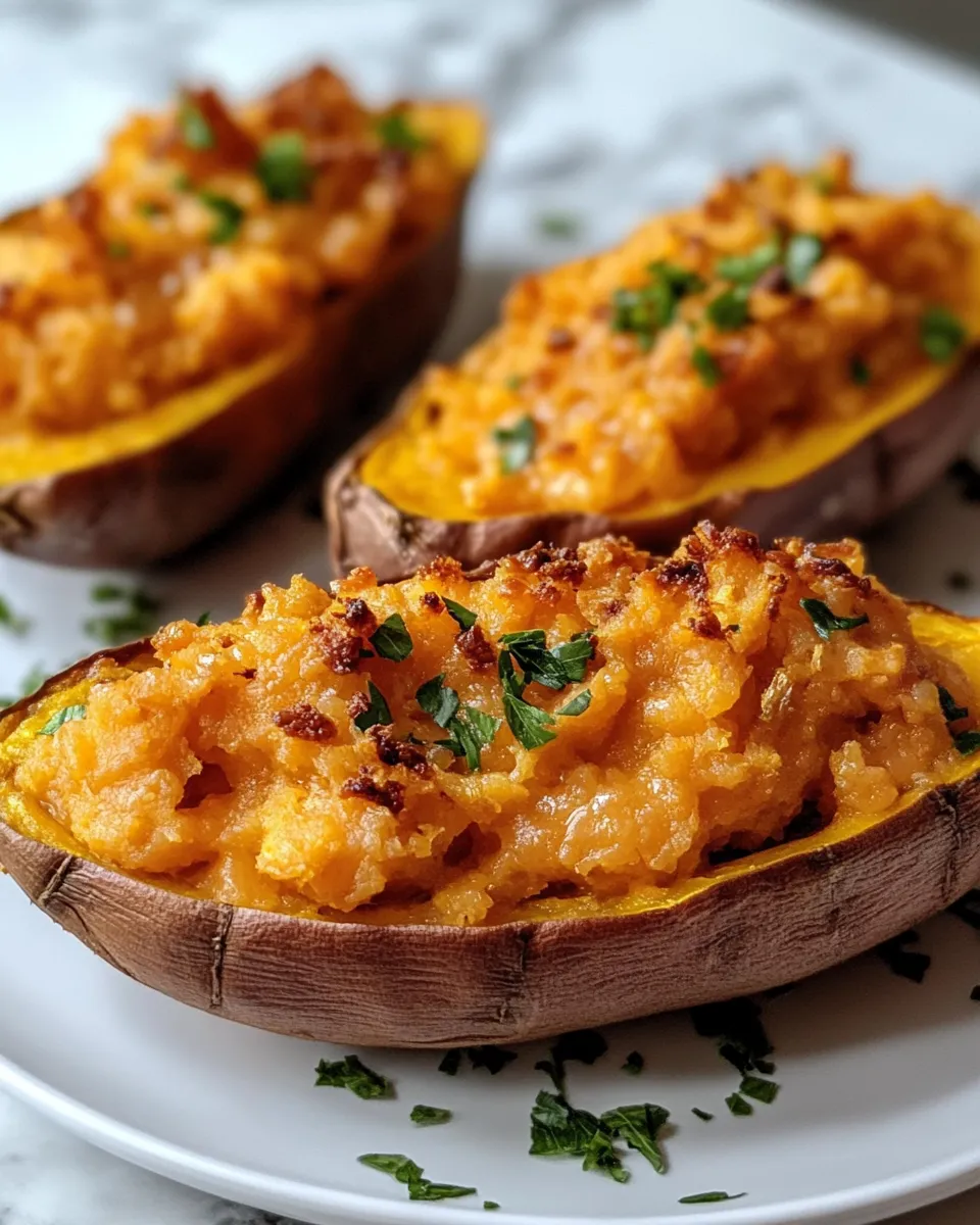 Ingredients for Irresistibly Delicious: The Ultimate Twice Baked Sweet Potatoes Recipe