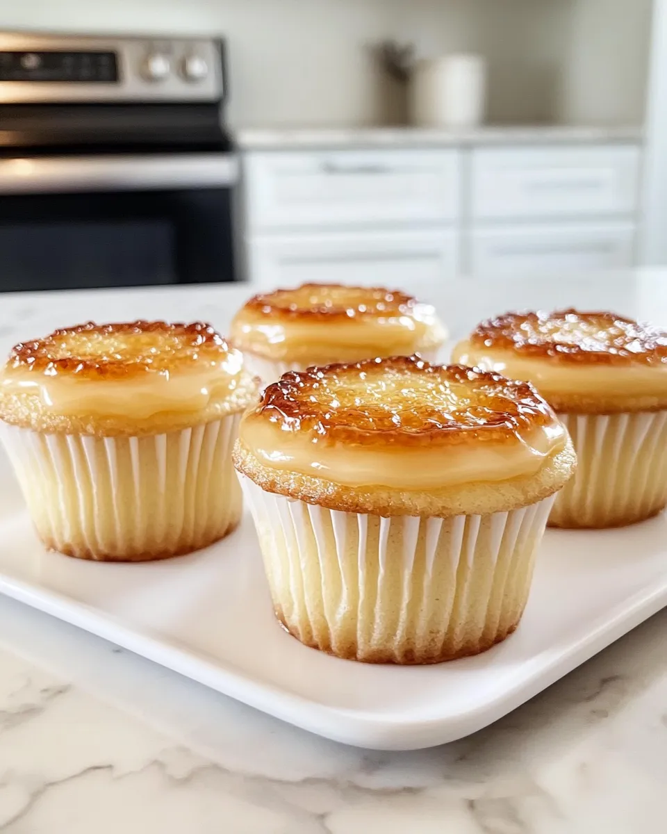 Ingredients for Indulge in Decadence: Vanilla Bean Crème Brûlée Cupcakes You Can't Resist