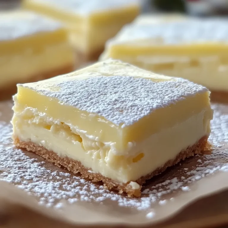 Photo of featured for Decadent Vanilla Custard Cream Squares: A Slice of Heaven in Every Bite