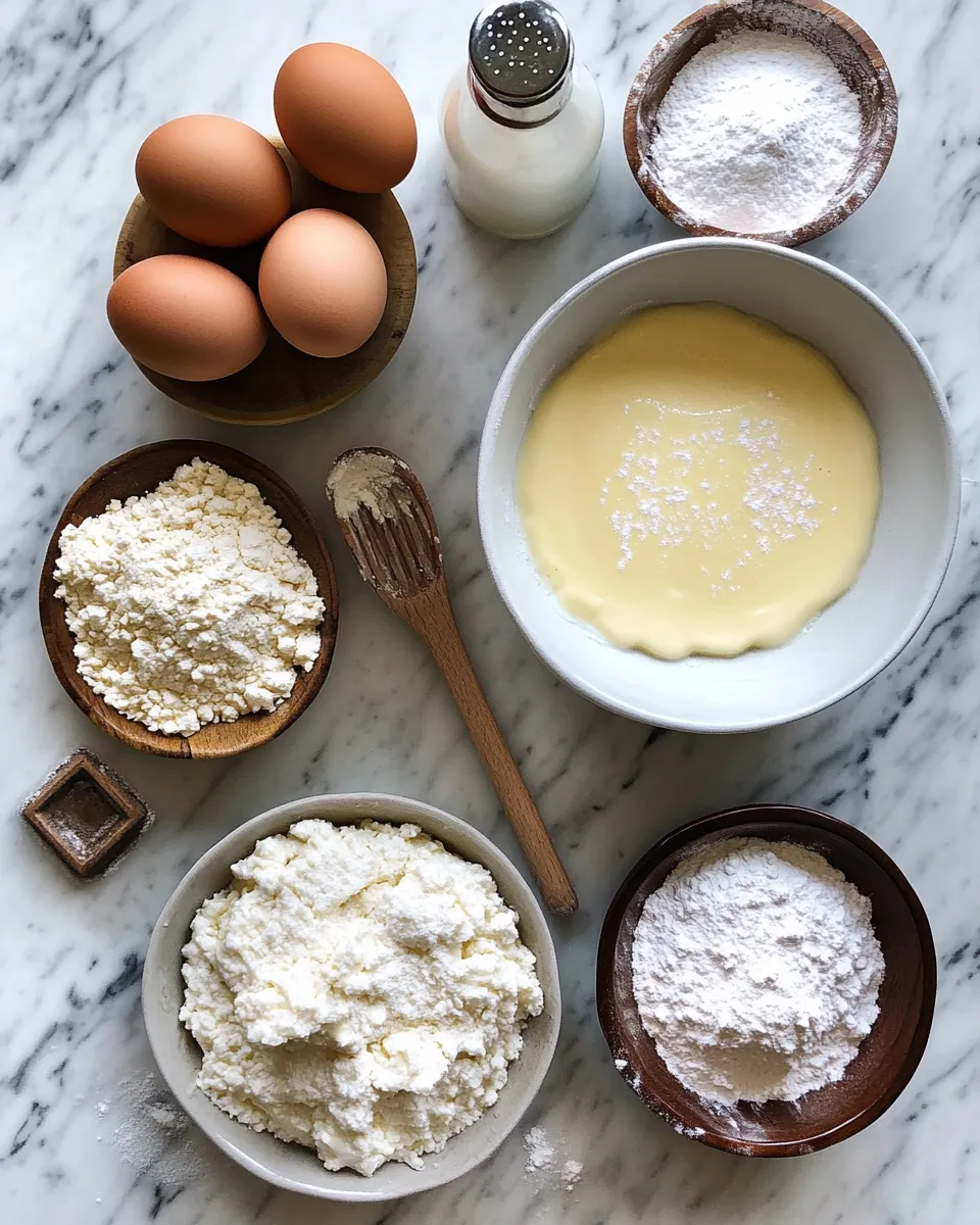 Ingredients for Decadent Vanilla Custard Cream Squares: A Slice of Heaven in Every Bite