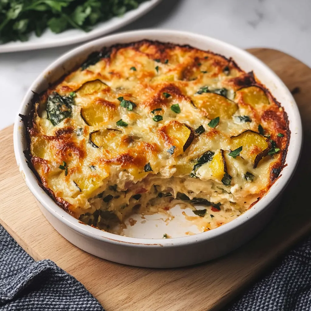 Photo of featured for Deliciously Cheesy: The Ultimate Veggie Bake with Cottage Cheese