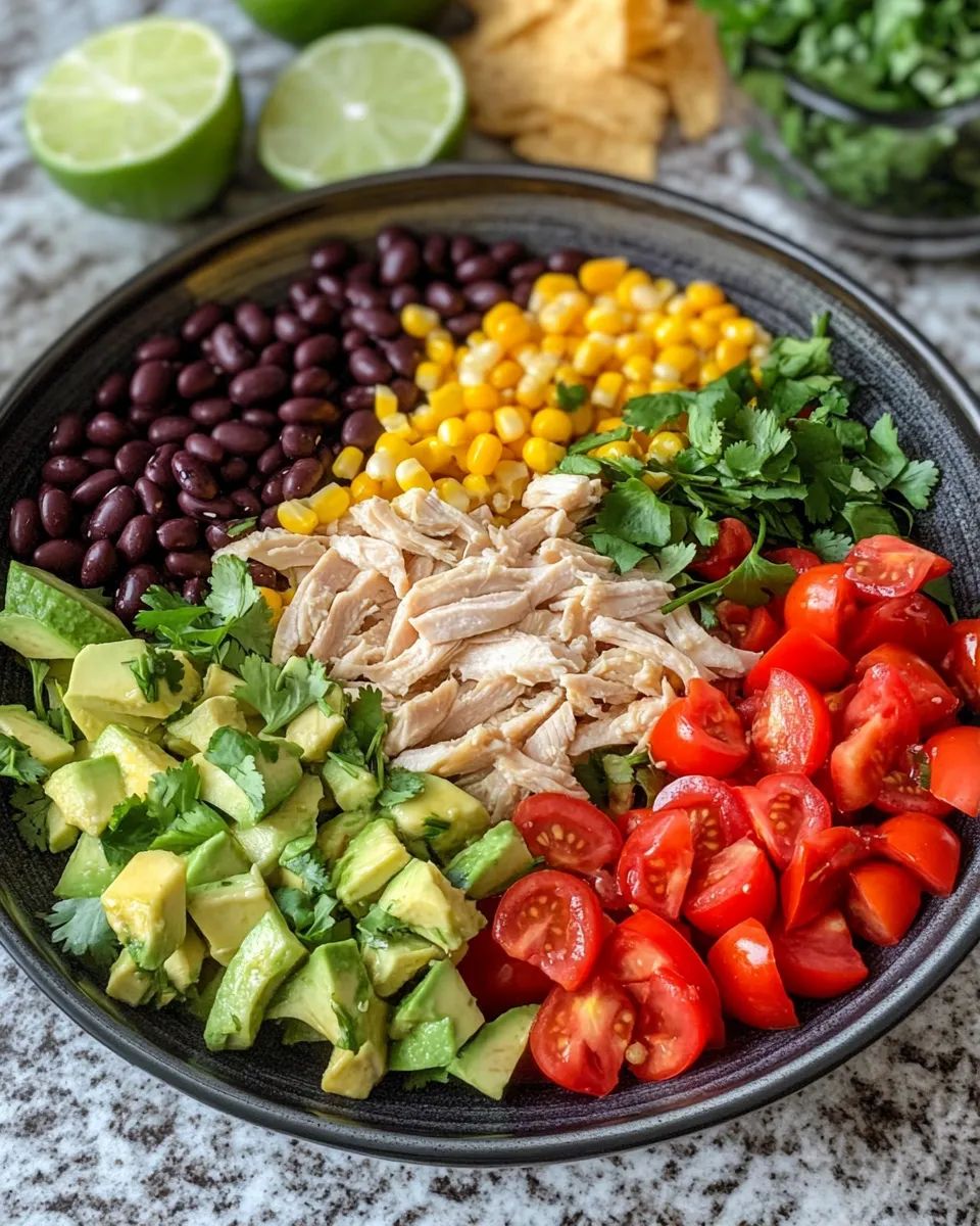 Ingredients for Elevate Your Lunch Game with Zesty Southwest Chicken Salad