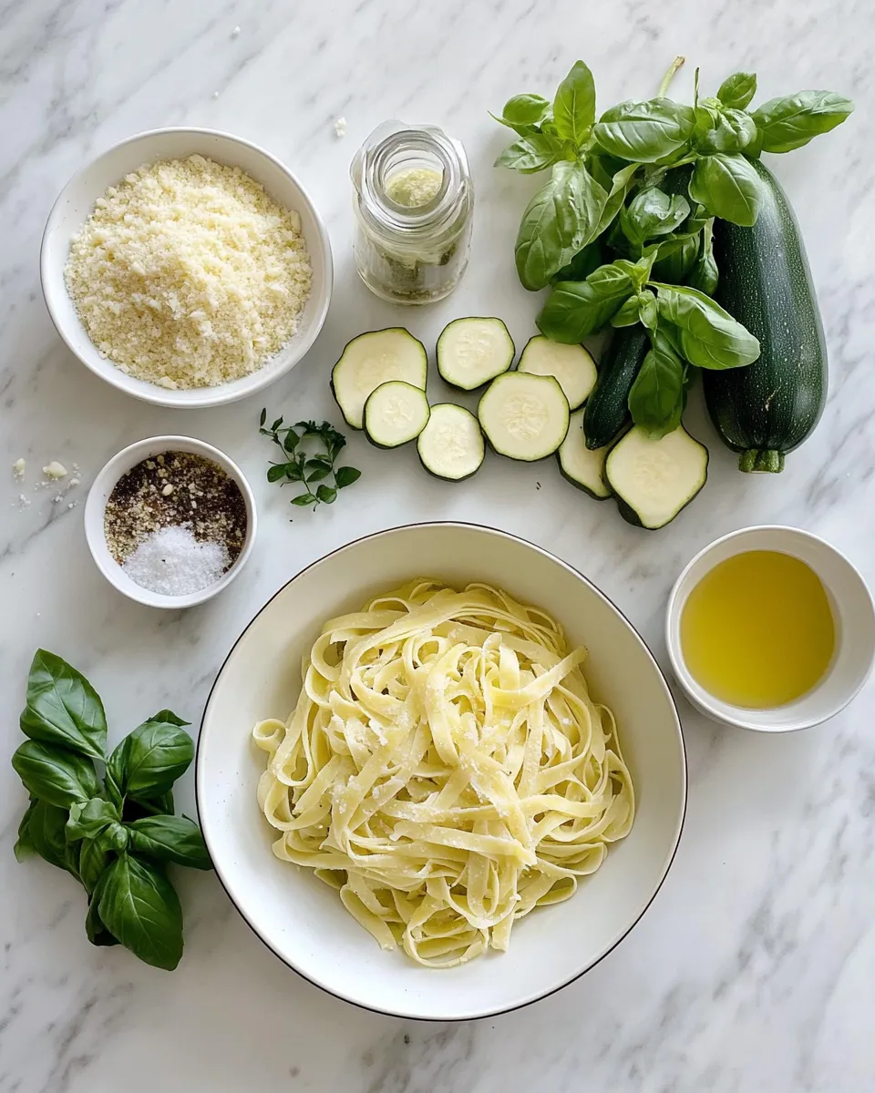 Ingredients for Savor the Flavor: Zucchini Pancetta Pasta Delight