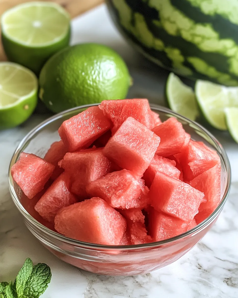 Ingredients for Chill Out with This Easy 2 Ingredient Watermelon Sorbet
