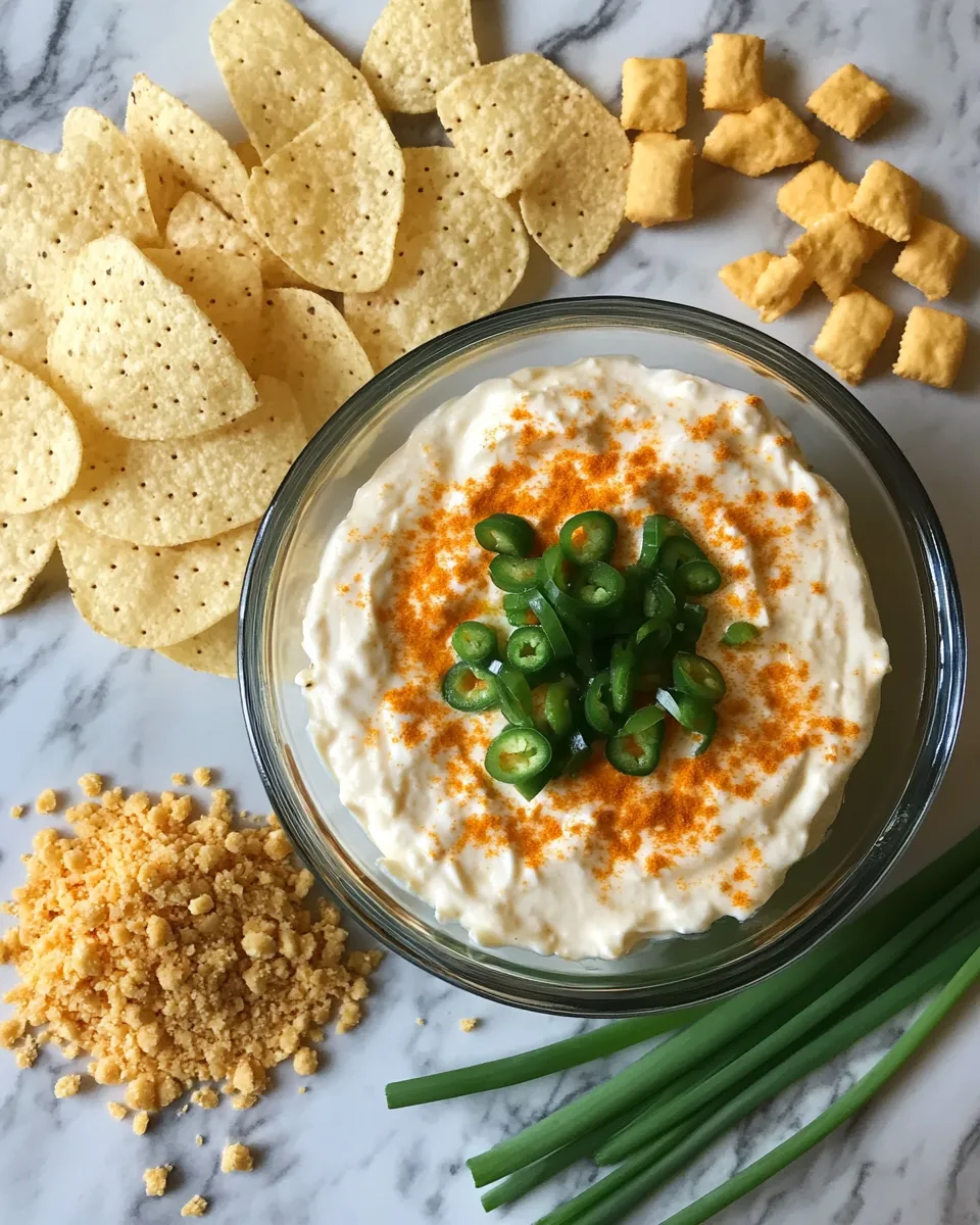 Ingredients for Spice Up Your Snack Game with Alabama Fire Cracker Dip