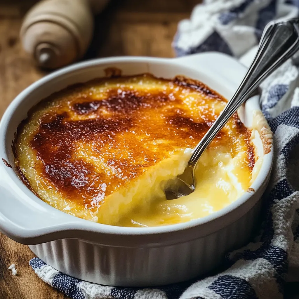 Photo of featured for Heavenly Amish Baked Custard: A Slice of Tradition in Every Bite