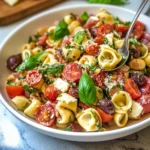 Photo of featured for Savory Sensations: Delight in Antipasto Tortellini Pasta Salad