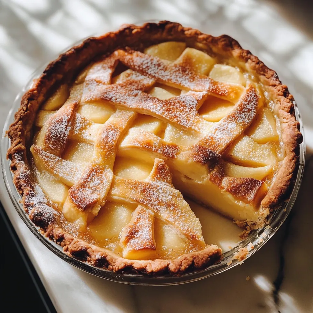Photo of featured for Delight in Every Bite: The Magic of Apple Custard Impossible Pie