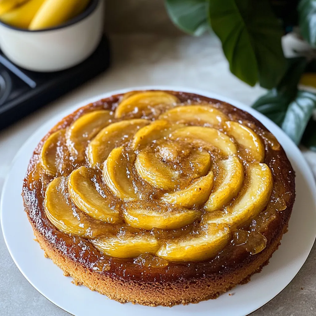 Photo of featured for Banana Upside Down Cake: A Sweet Twist on a Classic Favorite