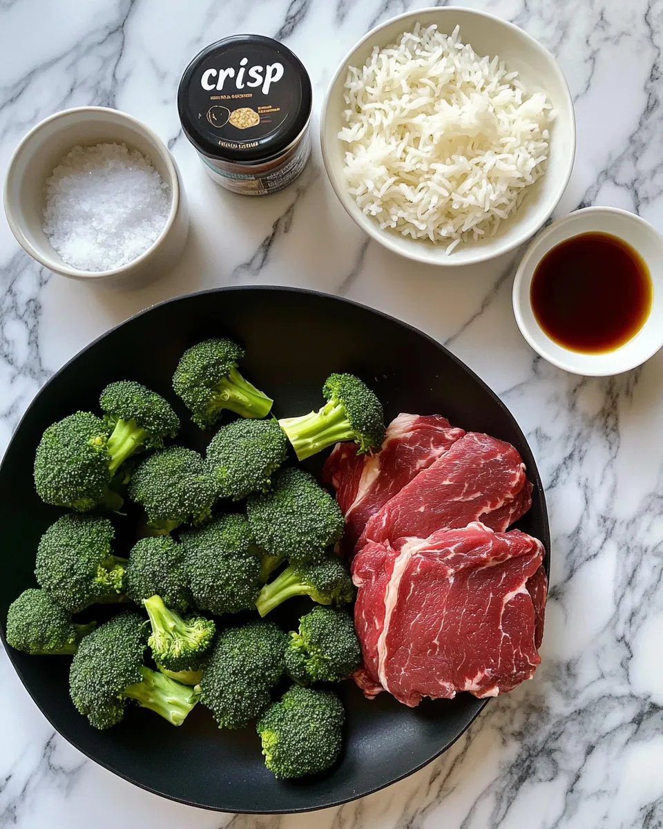 Ingredients for Savory Delight: Beef with Crisp Broccoli That Will Steal the Show