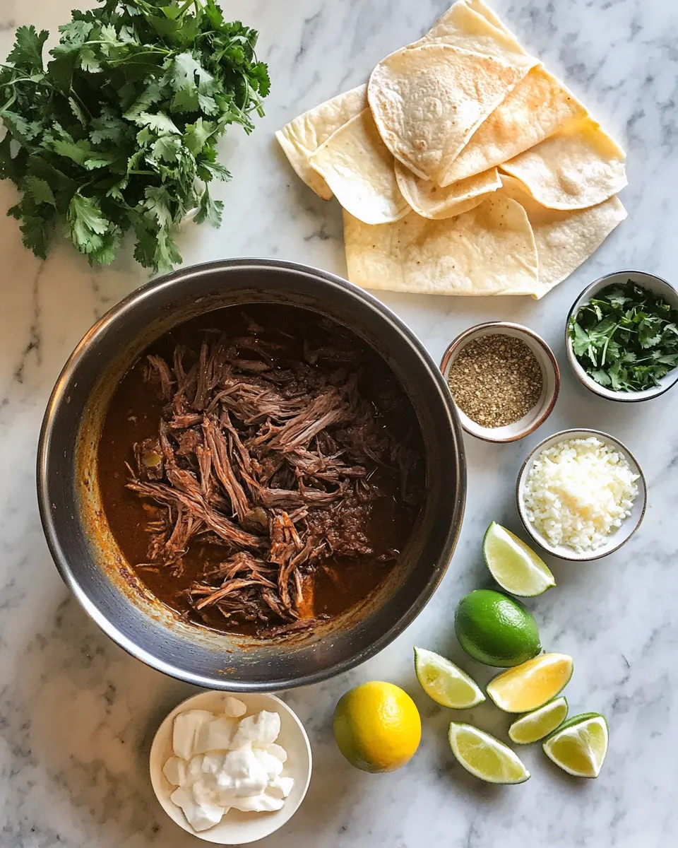Ingredients for Unleash Flavor: The Ultimate Birria Enchiladas Recipe You Need to Try