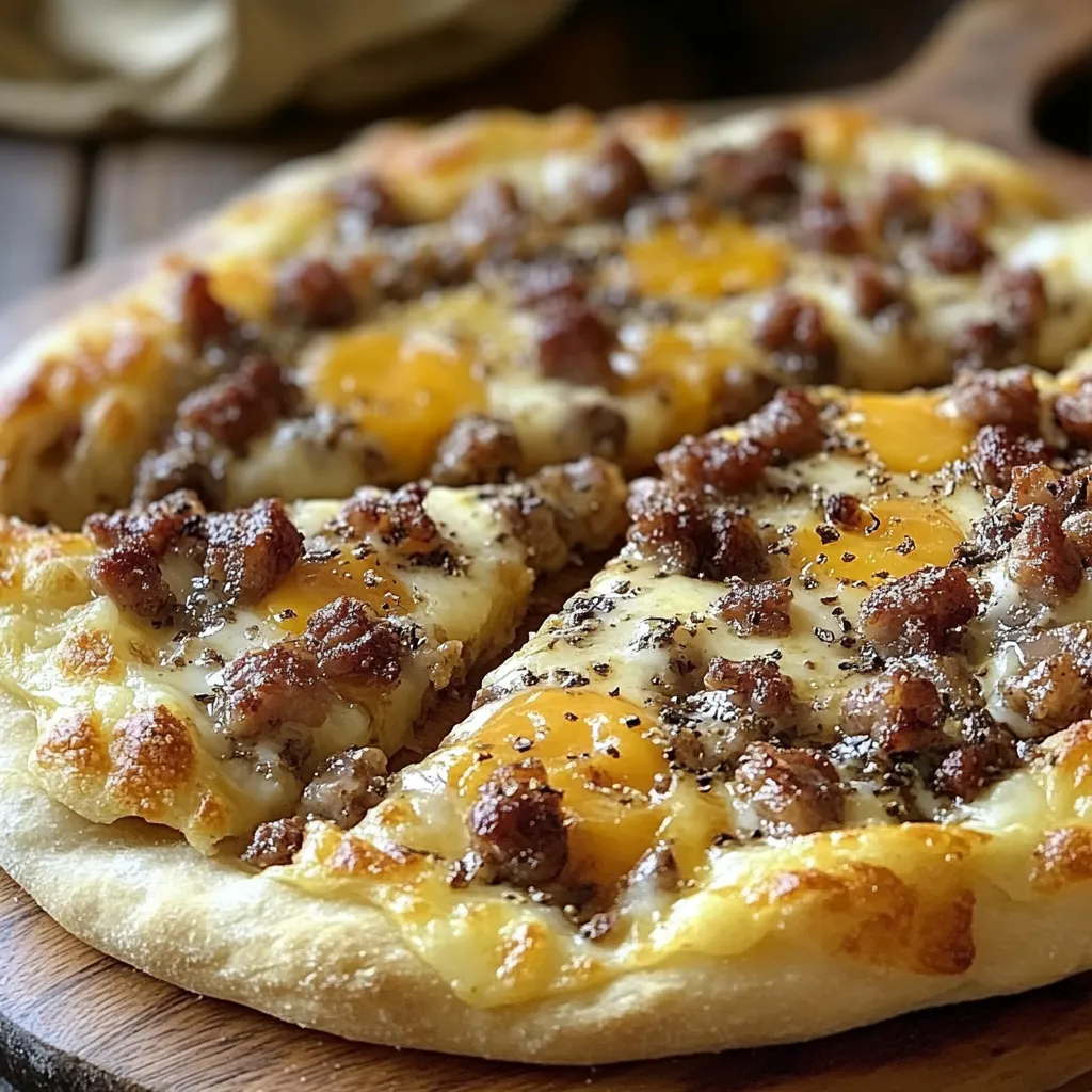 Photo of featured for Wake Up to Flavor: Biscuits & Sausage Gravy Breakfast Pizza Delight