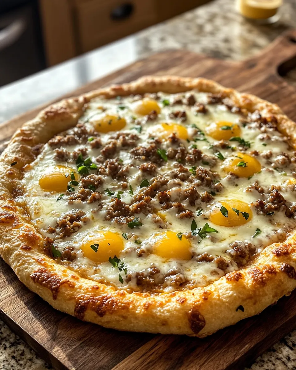 Ingredients for Wake Up to Flavor: Biscuits & Sausage Gravy Breakfast Pizza Delight