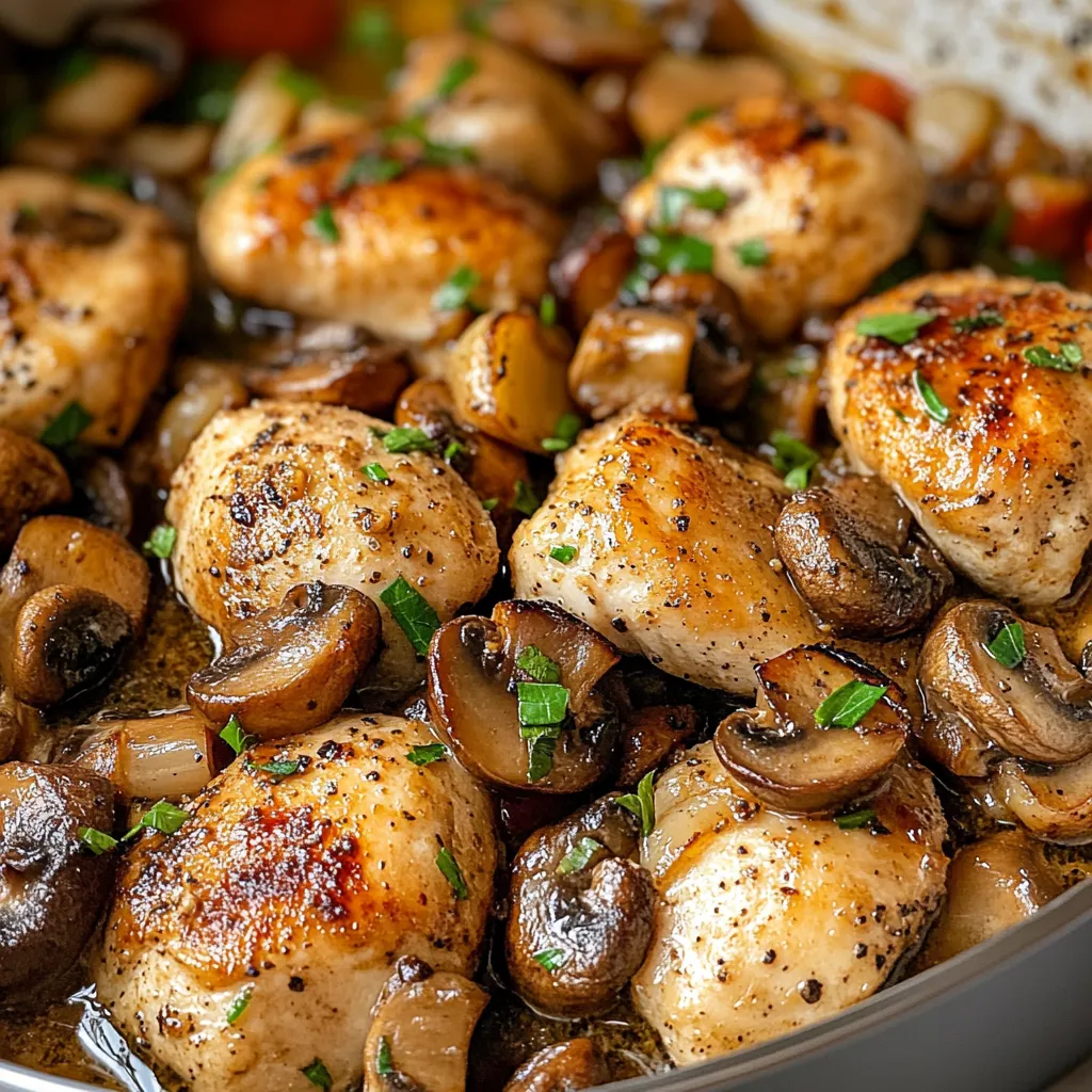 Photo of featured for Savor the Flavor: Irresistible Black Pepper Chicken with Mushrooms