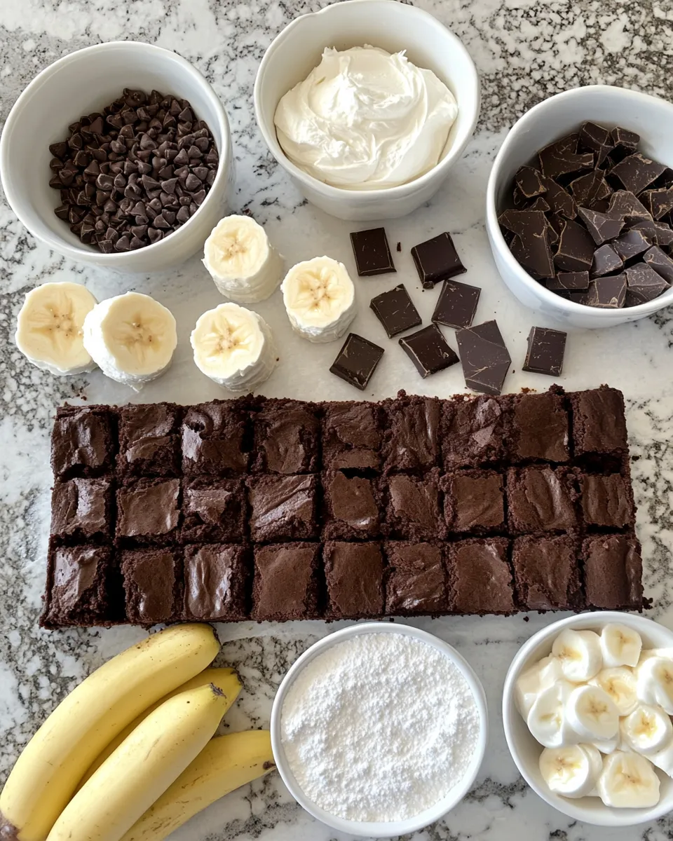 Ingredients for Decadent Delight: Crafting the Ultimate Brownie Refrigerator Cake
