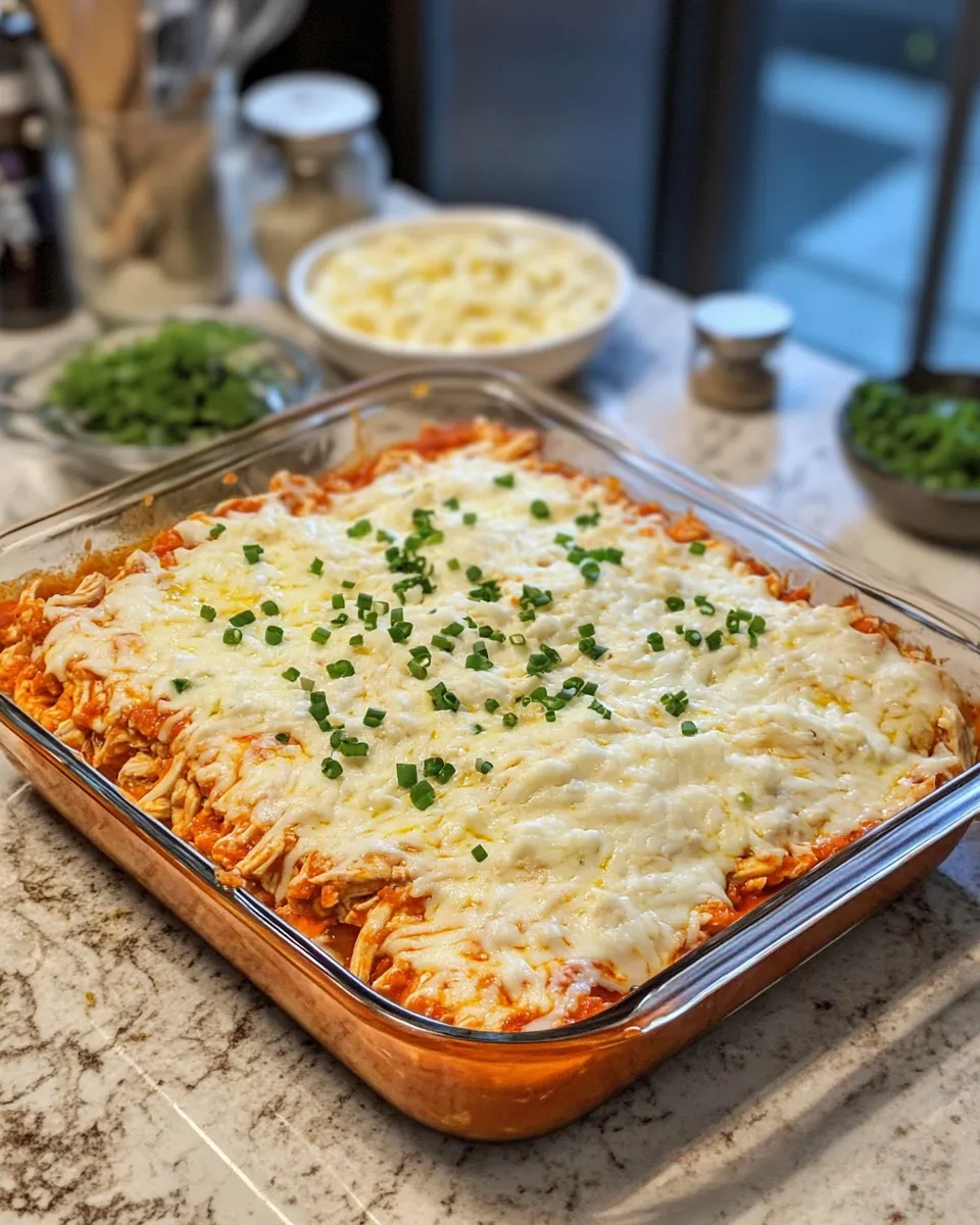 Ingredients for Layered Delight: Buffalo Chicken Lasagna That Will Ignite Your Taste Buds