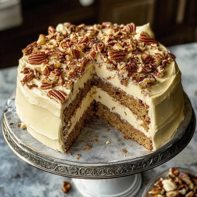 Photo of featured for Indulge in Decadence: The Irresistible Butter Pecan Bliss Cake